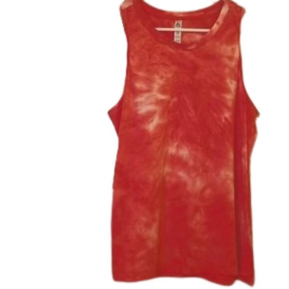 RBX top tank Size L tie dye coral stretch - Picture 3 of 5